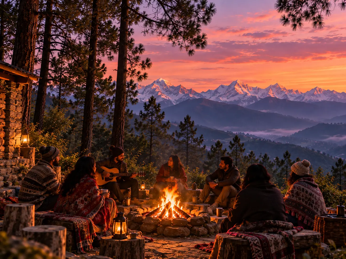 Retreat setting in Almora, photograph 7