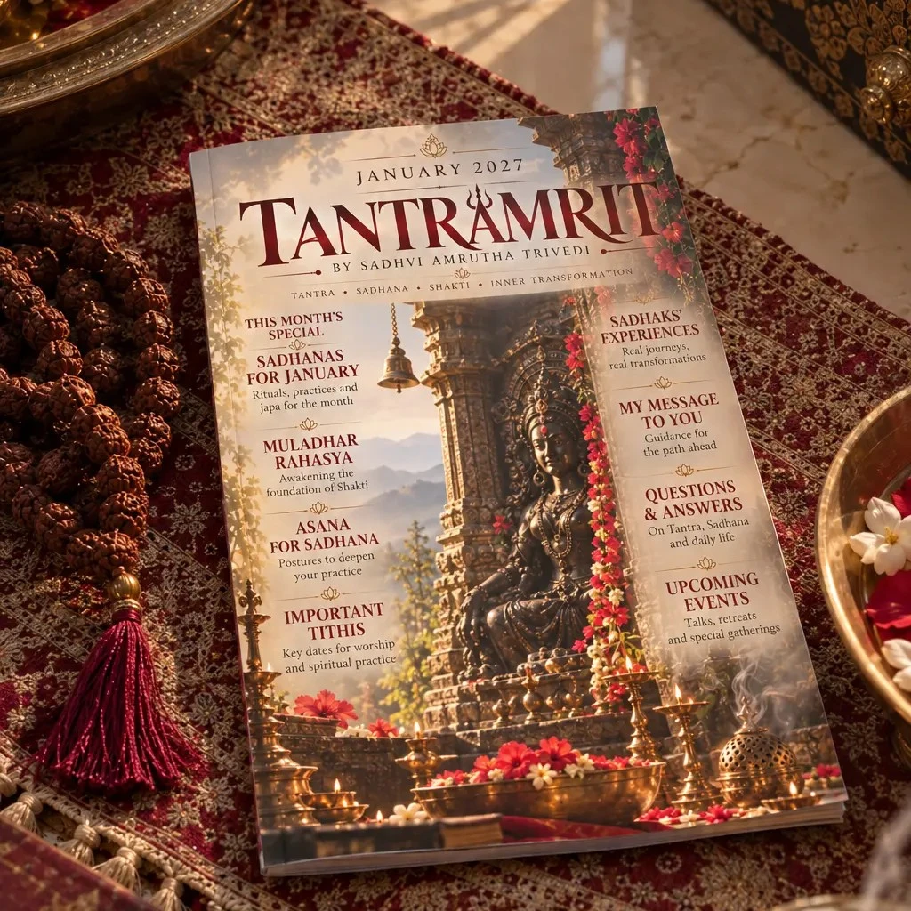 Cover of Tantramrit, the monthly printed magazine